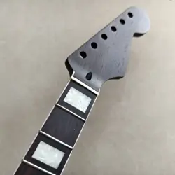 22FRET ELECTRIC GUITAR NECK WENGE FINGERBOARD WHITE BLOCK INLAY FOR FENDER STRAT