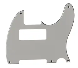 FOR FENDER TELECASTER TELE 5 HOLE WITH P90 GUITAR PICKGUARD 3 PLY  WHITE