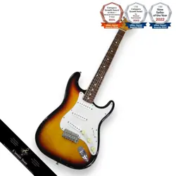 FENDER CUSTOM SHOP 1960 STRATOCASTER 3TONE SUNBURST ELECTRIC GUITAR
