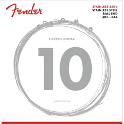FENDER 350R STAINLESS STEEL BALL END ELECTRIC GUITAR STRINGS, REGULAR