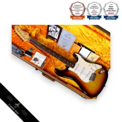 FENDER CUSTOM SHOP 1960 STRAT NOS 3COLOR SUNBURST ELECTRIC GUITAR