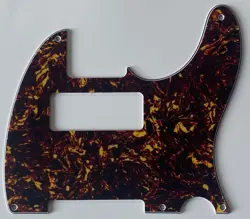 FOR FENDER TELECASTER TELE 5 HOLE WITH P90 GUITAR PICKGUARD 4 PLY BROWN TORTOISE