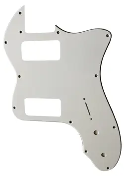 FOR FENDER '72 TELECASTER TELE THINLINE GUITAR PICKGUARD TV JONES 3 PLY WHITE