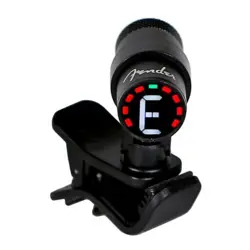 FENDER BULLET TUNER CHROMATIC CLIP-ON HEADSTOCK TUNER WITH LED SCREEN BLACK