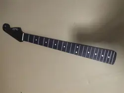 22 FRET STRAT ELECTRIC GUITAR NECK MAPLE FOR DIY FENDER REPLACE BLACK GLOSS