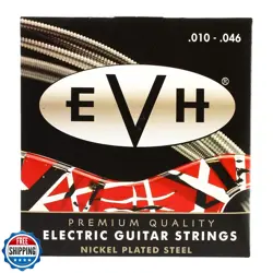 FENDER EVH PREMIUM NICKEL PLATED ELECTRIC GUITAR STRINGS, .010 - .046