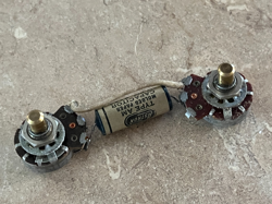 1951 SET FENDER 250K GUITAR BASS POTS ESQUIRE PRECISION TELECASTER