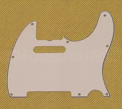 009-4218-049 GENUINE FENDER EGGSHELL PICKGUARD FOR '64 VINTAGE TELECASTER TELE