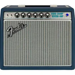 FENDER '68 CUSTOM VIBRO CHAMP REVERB TUBE COMBO AMPLIFIER - NAVY