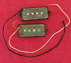 2 X FENDER PRECISION BASS PICKUPS 1973 VERY GOOD CONDITIONS - 27 36 73