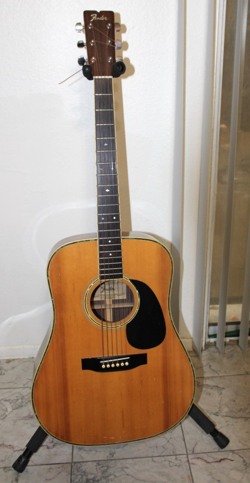 VINTAGE FENDER DREADNOUGHT F-65 ACOUSTIC GUITAR  MADE IN JAPAN 1980-1981