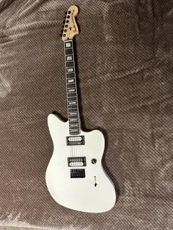 FENDER JIM ROOT JAZZMASTER ELECTRIC GUITAR - POLAR WHITE