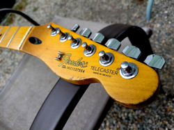 GENUINE FENDER RELIC TELE NECK AGED NITRO  MAPLE TELECASTER MR G'S CUSTOM SHOP