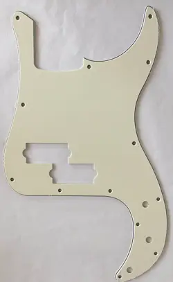 FOR FENDER US STANDARD PRECISION BASS GUITAR PICKGUARD 3 PLY PARCHMENT
