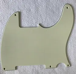 CUSTOM GUITAR PICKGUARD FOR FENDER ESQUIRE TELECASTER GUITAR,3 PLY PARCHMENT