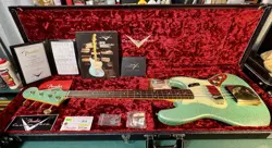 ELECTRIC BASS GUITAR FENDER CUSTOM SHOP 1960 STACK KNOB JAZZ RELIC MADE IN 2018