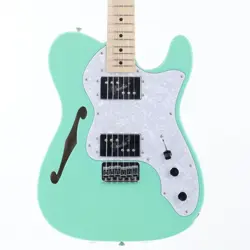 FENDERTRADITIONAL 70S TELECASTER THINLINE SURF GREEN W/SOFT CASE USED