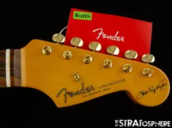 USA FENDER SRV STEVIE RAY VAUGHAN STRATOCASTER NECK + TUNERS PF PAU FERRO 12