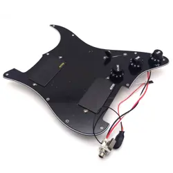 PREWIRED LOADED PICKGUARD WITH ACTIVE HUMBUCKERS FOR FENDER STRAT GUITARS