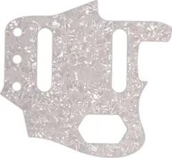 WD CUSTOM PICKGUARD FOR FENDER JOHNNY MARR SIGNATURE SERIES JAGUAR #28 WHITE ...