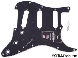 FENDER AMERICAN II PROFESSIONAL STRATOCASTER STRAT PICKGUARD BLACK 3 PLY