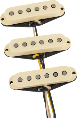 GENUINE FENDER CUSTOM SHOP DUAL MAG II STRATOCASTER PICKUPS, SET OF 3