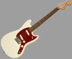 SOFT CASE INCLUDED FENDER JAPAN CHAR MUSTANG OLYMPIC WHITE ELECTRIC GUITAR