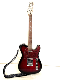 SQUIER FENDER TELECASTER GUITAR, METALLIC RED, GREAT CONDITION