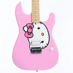 SQUIER BY FENDER / HELLO KITTY STRATCASTER PINK