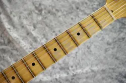 FENDER CUSTOM SHOP 1957 STRATOCASTER RELIC FADED DAPHNE BLUE USED