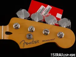 FENDER PLAYER II PRECISION P BASS NECK & TUNERS BASS GUITAR PARTS MAPLE $10 OFF