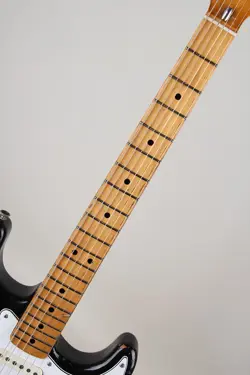 FENDER 1973 STRATOCASTER BLACK ALDER BODY MAPLE FRETBOARD USED