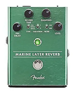 USED   VERY GOOD  FENDER EFFECTS CONTROLLER MARINE LAYER REVERB PEDAL (NO BAT
