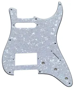 FOR FENDER 8 SCREW STRATOCASTER HS HUMBUCKER STYLE GUITAR PICKGUARD WHITE PEARL