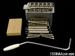 FENDER ERIC CLAPTON STRATOCASTER STRAT TREMOLO + WHAMMY BAR, VINT. CHROME U.S.A.