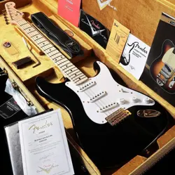 FENDER CUSTOM SHOP CUSTOM BUILT 1956 STRATOCASTER NOS MAPLE NECK BLACK