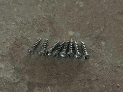 SET 1951 FENDER GUITAR TUNER SCREWS FLAT HEAD TUNING PEG SCREWS