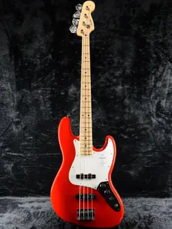 FENDER HYBRID II MAPLE FINGERBOARD MODENA RED JAZZ BASS