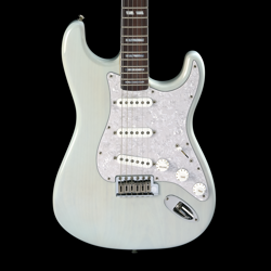 FENDER KENNY WAYNE SHEPHERD STRATOCASTER - TRANSPARENT FADED SONIC BLUE