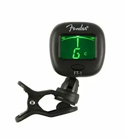 FENDER FT-1 PRO CLIP-ON CHROMATIC TUNER FOR GUITAR, UKULELE- BASS , VIOLIN. 885978852895