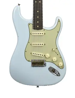 FENDER CUSTOM SHOP 63 STRATOCASTER JOURNEYMAN RELIC IN SONIC BLUE