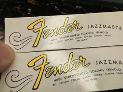 FENDER JAZZMASTER 66'S