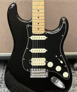 FENDER AMERICAN PERFORMER STRATOCASTER HSS USED ALDER BODY BLACK W/GIG CASE