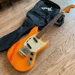 ELECTRIC GUITAR FENDER JAPAN MG73 MUSTANG 1996 MODIFIED RELIC FINISH WITH CASE