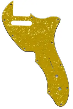 FOR FENDER US TELECASTER THINLINE/TELE 69 GUITAR PICKGUARD 4 PLY GOLD PEARL
