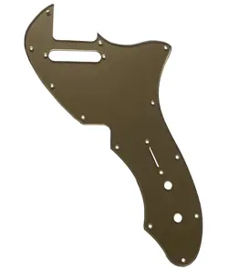 FOR FENDER US TELECASTER THINLINE/TELE 69 GUITAR PICKGUARD 1 PLY GOLD ACRYLIC