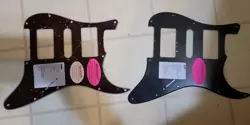 WARMOTH FENDER STRATOCASTER PICKGUARD HSH LOT BLACK MATTE  TORTOISE NEW NEVER