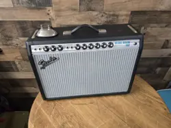 FENDER '68 CUSTOM DELUXE REVERB  1X12 TUBE GUITAR COMBO AMP  W FOOT SWITCH/COVER