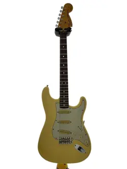 FENDER YNGWIE MALMSTEEN ST RW 1998 WHITE ELECTRIC GUITAR STRAT SSS USED