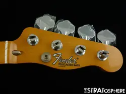 FENDER VINTERA II 70S TELE BASS NECK + TUNERS, TELECASTER BASS 